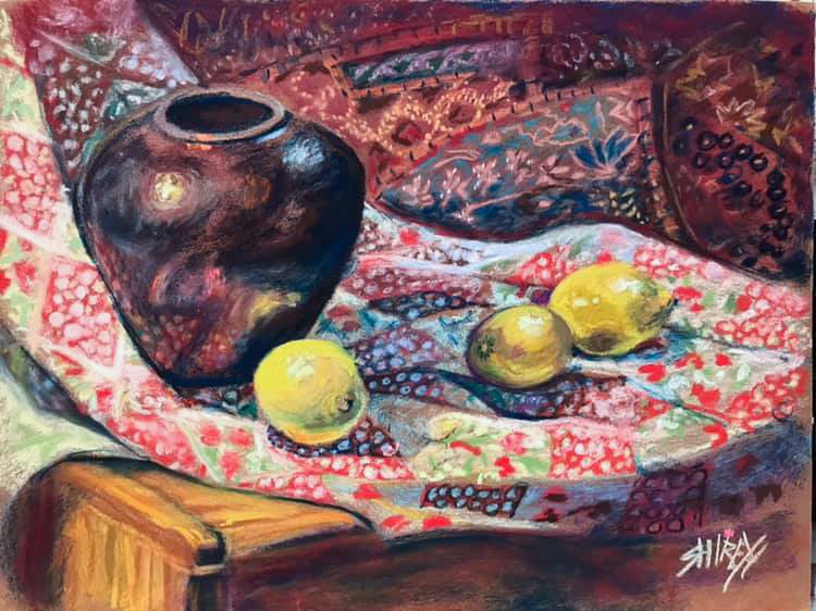 Lemons on Cloth