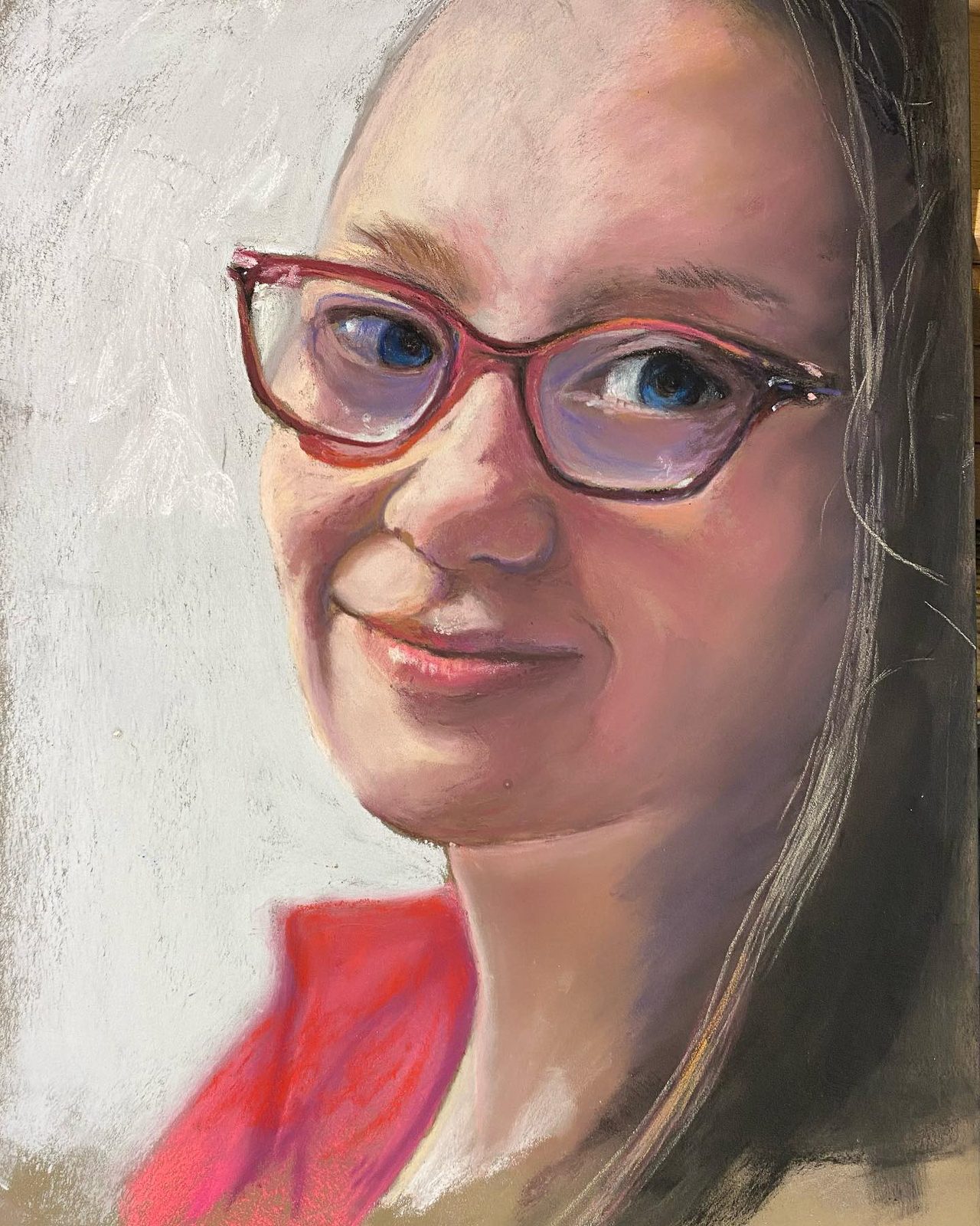 Pastel portrait commission